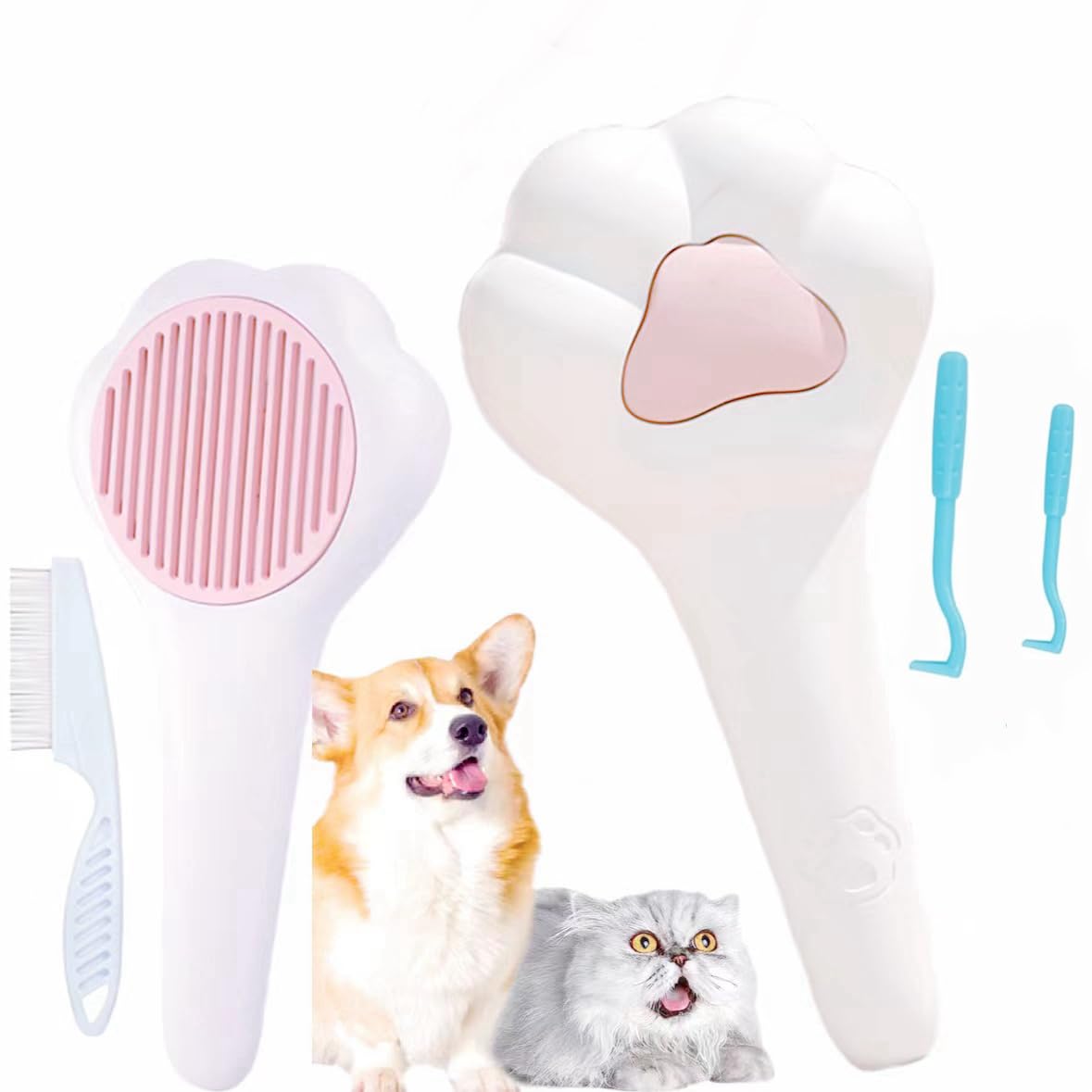 Undercoat Massage Brush for Cats & Dogs